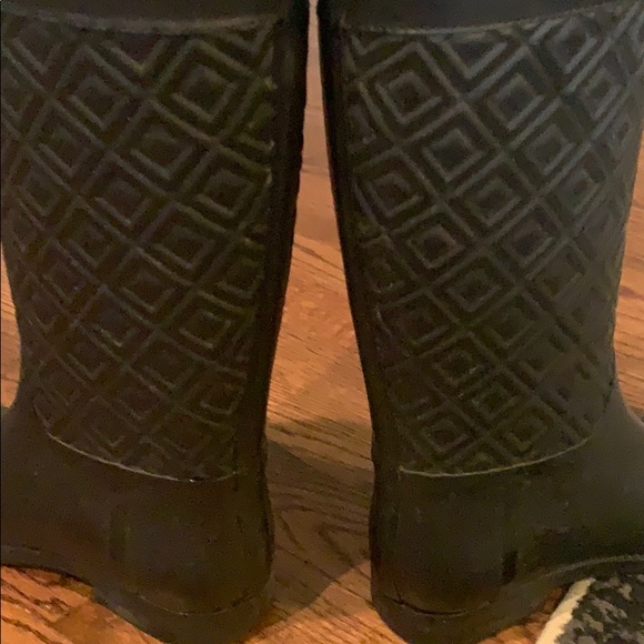 Tory Burch Marion Quilted Rain Boots - Picture 3 of 5